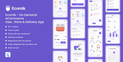 Ecomik ecommerce flutter app template for user store and delivery .png