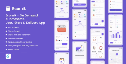 Ecomik ecommerce flutter app template for user store and delivery .png