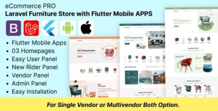 Ecommerce pro furniture store script and flutter mobile apps bundle .jpg
