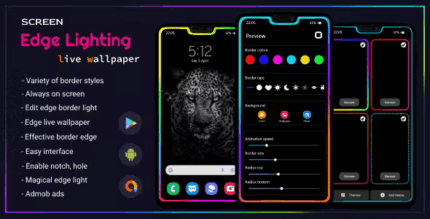 Edge lighting border light borderlight live wallpaper edge lighting.png