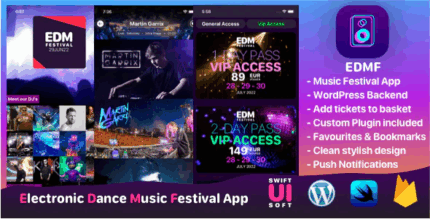 Edmf music festival ios app with wordpress backend codermarket.png