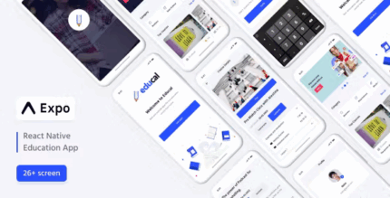 Educal react native education template codermarket.png