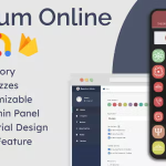 Educational app theory quizzes admin panel codermarket.png
