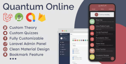 Educational app theory quizzes admin panel codermarket.png