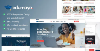 Edumaya homeschool elementor template kit codermarket.png