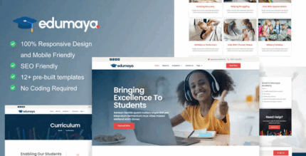Edumaya homeschool elementor template kit codermarket.png