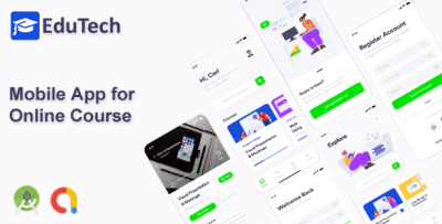 Edutech android app for online course codermarket.png