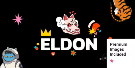 Eldon artist portfolio theme codermarket.png