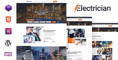 Electrician electricity services wordpress theme codermarket.png