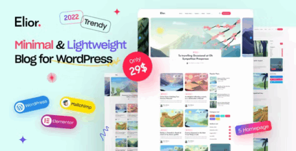 Elior personal blog wordpress theme codermarket.png