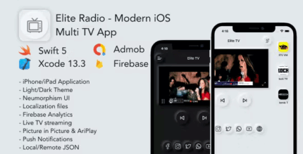 Elite tv modern ios multi tv app codermarket.png