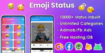 Emoji status 10000 status inbuilt ready to publis codermarket.png