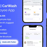 Employee app for carq car wash marketplace saas flutter app codermarket.png
