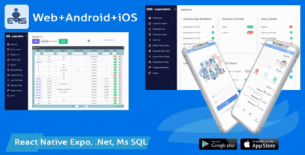 Employee attendance tracker admin panel employee mobile app ems .png