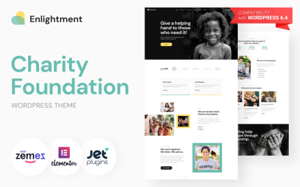Enlightment charity foundation wordpress elementor theme.png