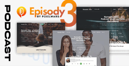 Episody podcast audio wordpress theme codermarket.png