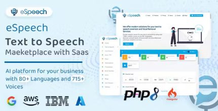 Espeech ai text to speech marketplace with saas codermarket.jpg