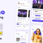 Evano event booking react native cli ui kit codermarket.png