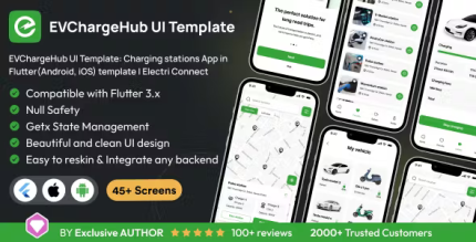 Evchargehub ui template charging stations app in flutter android ios .png