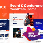 Evenex event conference wordpress theme codermarket.png