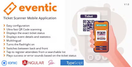Eventic ticket scanner mobile application codermarket.png