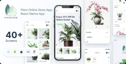 Everbloom plant online store react native cli 0732 codermarket.jpeg