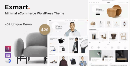 Exmart minimal ecommerce wordpress theme codermarket.png