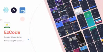 Ezcode 70 screens 6 categories react native template codermarket.jpg