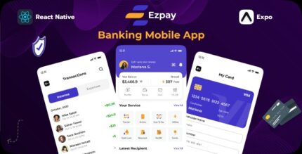 Ezpay banking finance react native expo template codermarket.jpg
