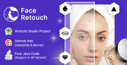 Facetune face retouch blemish remover photo editor with admob ads .png