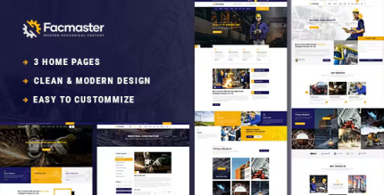 Facmaster factory industrial wordpress theme codermarket.png