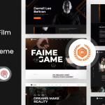 Faime movie film production wordpress theme codermarket.png