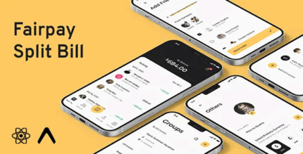 Fairpay split bill react native app template codermarket.png
