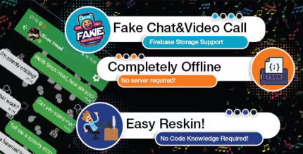 Fake chat video call android project template codermarket.jpg