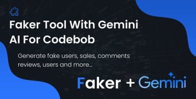Faker tool with gemini ai for codebob codermarket.jpg