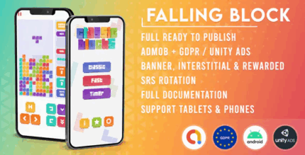 Falling block tetris game admob gdpr unity codermarket.png