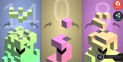 Falling blocks complete unity game admob codermarket.png