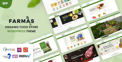 Farmas organic food store wordpress theme codermarket.png