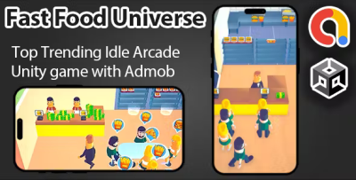 Fast food universe unity game admob codermarket.png