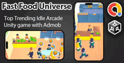 Fast food universe unity game admob codermarket.png