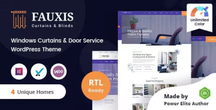 Fauxis windows curtains wordpress theme rtl codermarket.png