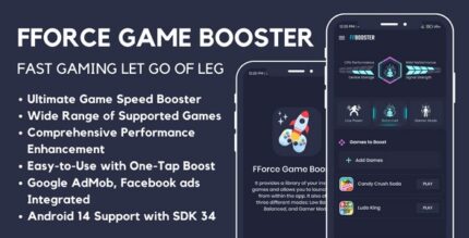 Fforce game booster 4x faster with admob ads android codermarket.jpg