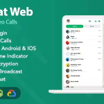 Fiberchat web chat calling web app flutter web app codermarket.png