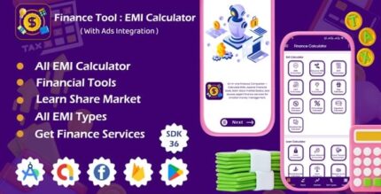 Finance tool emi calculator learn share market android app with ads.jpg