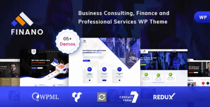 Finano finance wordpress codermarket.png