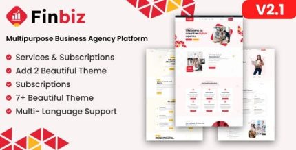 Finbiz multipurpose business agency platform codermarket.jpeg