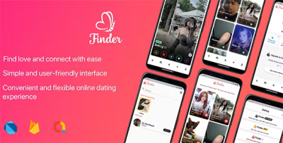 Finder match and chat flutter app 2023 codermarket.png