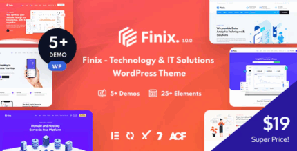 Finix technology it solutions wordpress theme codermarket.png
