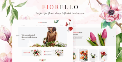 Fiorello florist and flower shop theme codermarket.png