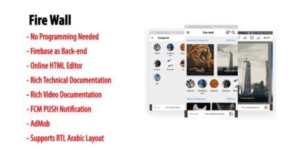 Fire wall native android hd wallpaper app with firebase back end codermarket.png